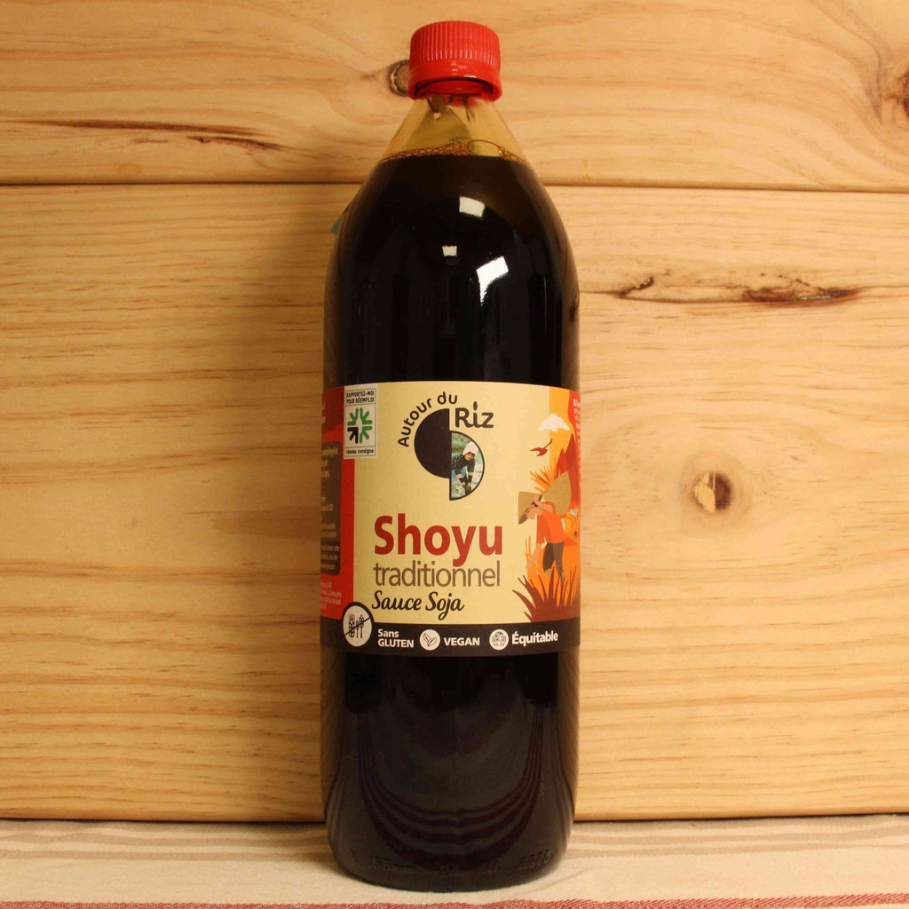 Autour du riz Sauce Soja Shoyu traditionnel - 1L - ANTIGASPI vrac-zero-dechet-ecolo-lille-pilaterie