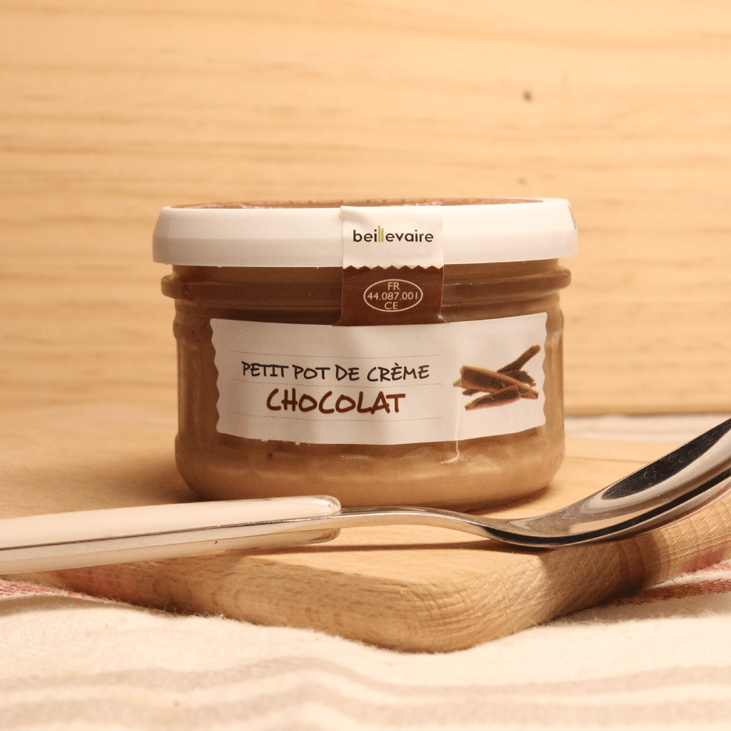 Beillevaire Petit pot de crème chocolat - 100g - ANTIGASPI vrac-zero-dechet-ecolo-lille-pilaterie
