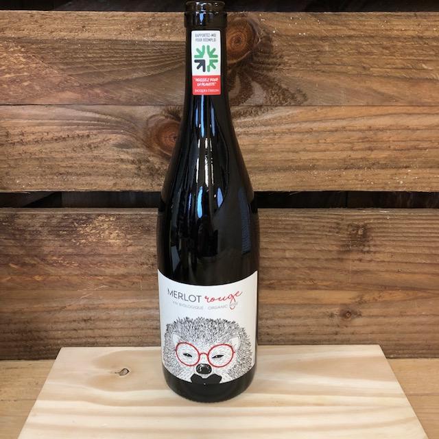 Frères Marchesseau Vin rouge Hérisson Malin Merlot - Vin de France -  BIO - 75cL (Reprise!) vrac-zero-dechet-ecolo-lille-pilaterie