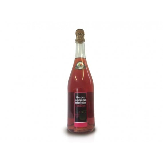 Fruits des Weppes Jus de Pomme Framboise Pétillant - 75cl vrac-zero-dechet-ecolo-lille-pilaterie