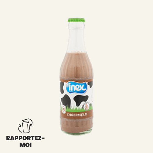 INEX Lait chocolaté demi-écrémé stérilisé - 200mL vrac-zero-dechet-ecolo-lille-pilaterie