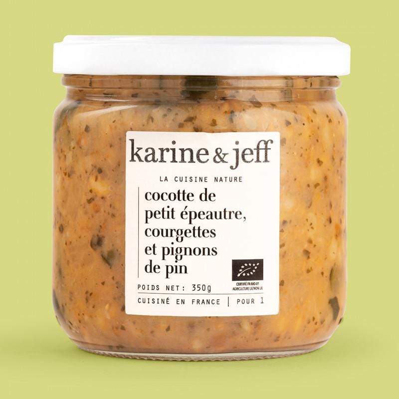Karine & Jeff Cocotte de petit épeautre, courgettes et pignons BIO - 350g - ANTIGASPI vrac-zero-dechet-ecolo-lille-pilaterie