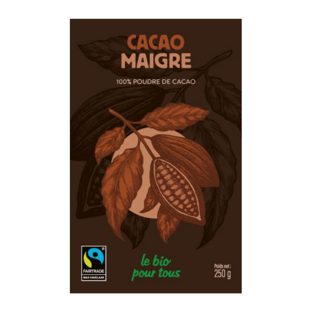 Le bio pour tous Cacao en poudre non sucré BIO - 250g vrac-zero-dechet-ecolo-lille-pilaterie