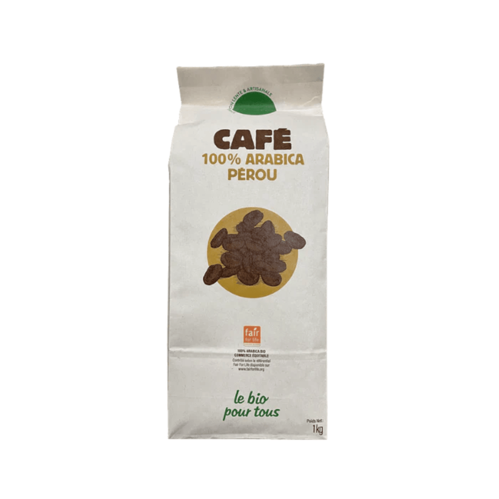 Le bio pour tous Café grain Pérou BIO - 1kg - ANTIGASPI vrac-zero-dechet-ecolo-lille-pilaterie