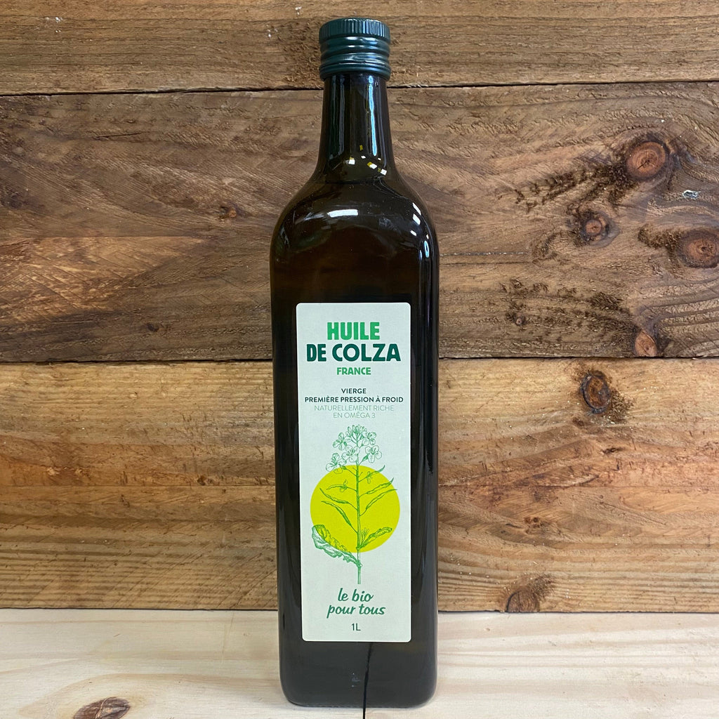 Le bio pour tous Huile de colza vierge BIO - 1L vrac-zero-dechet-ecolo-lille-pilaterie