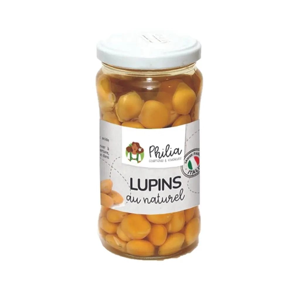 Philia Lupins au naturel BIO - 200g net égoutté - ANTIGASPI vrac-zero-dechet-ecolo-lille-pilaterie