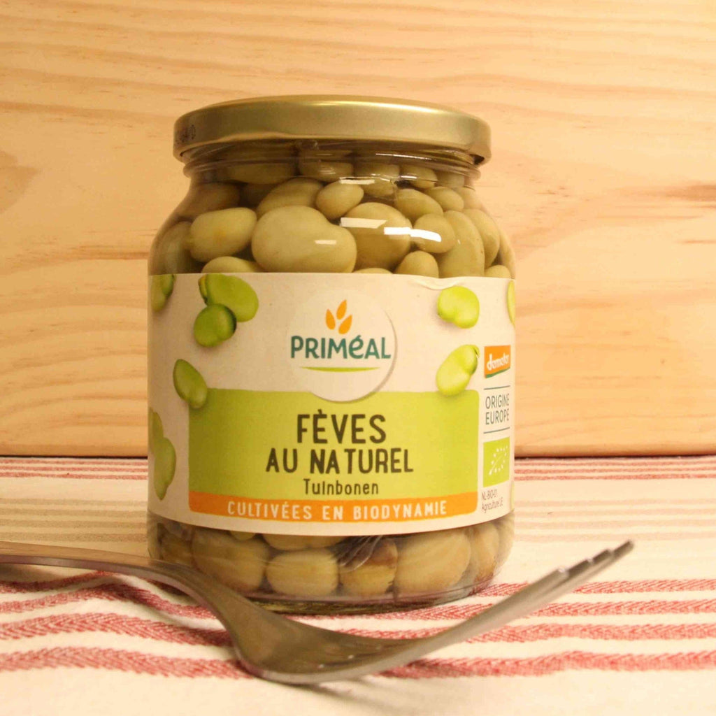 Priméal Fèves au naturel BIO - 215g net égoutté vrac-zero-dechet-ecolo-lille-pilaterie