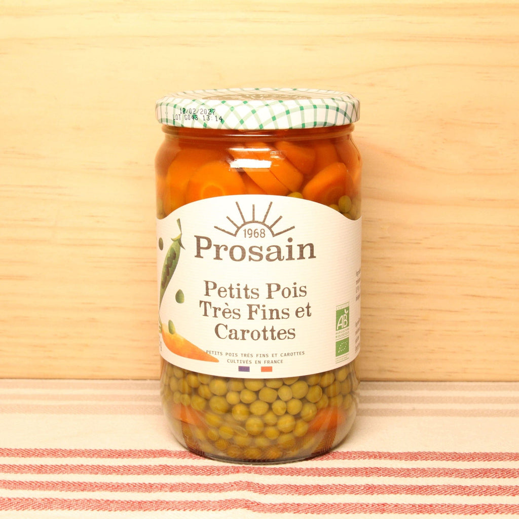Prosain Petits pois très fins et carottes BIO - 425g net égoutté vrac-zero-dechet-ecolo-lille-pilaterie
