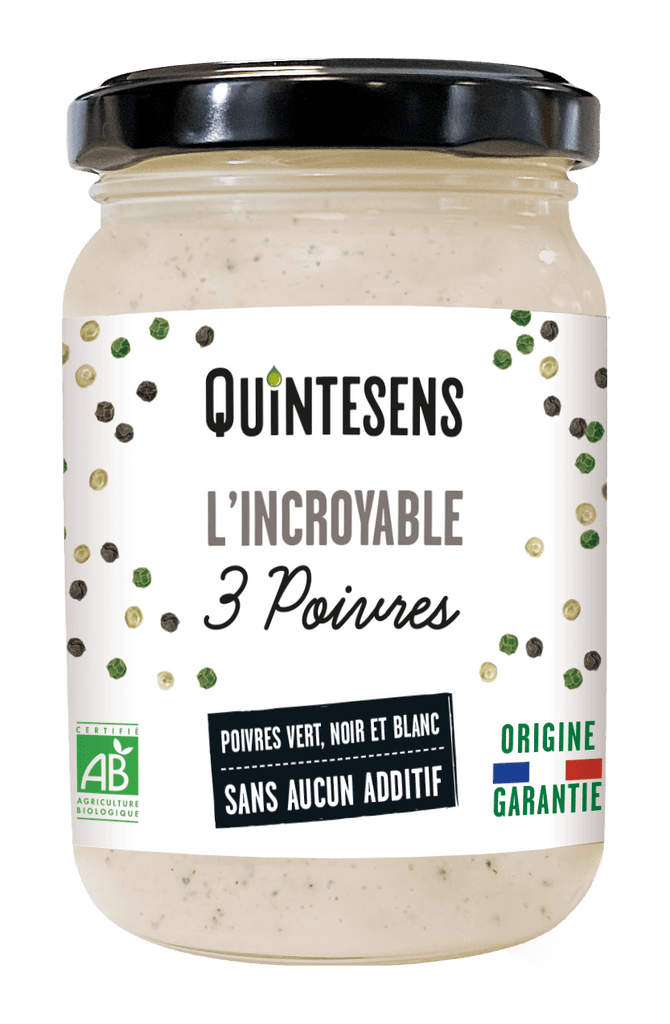 Quintesens Sauce 3 Poivres BIO - 180g vrac-zero-dechet-ecolo-lille-pilaterie